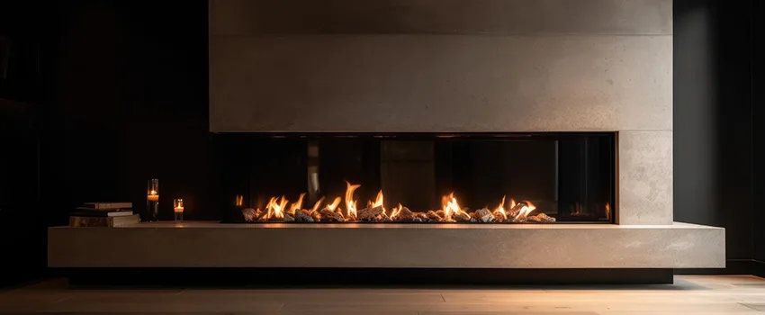Gas Fireplace Ember Bed Design Services in Draper, Utah