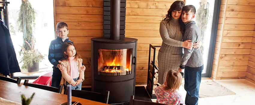 Morso Cast Iron Fireplace Insert Installation in Draper, Utah