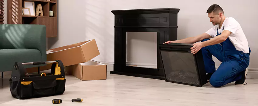 Old Rusted Metal Fireplace Repair And Replacement in Draper, UT