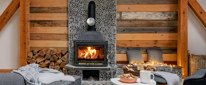 Thelin Hearth Products Direct Vent Gas Stove Fireplace Inspection in Draper, Utah